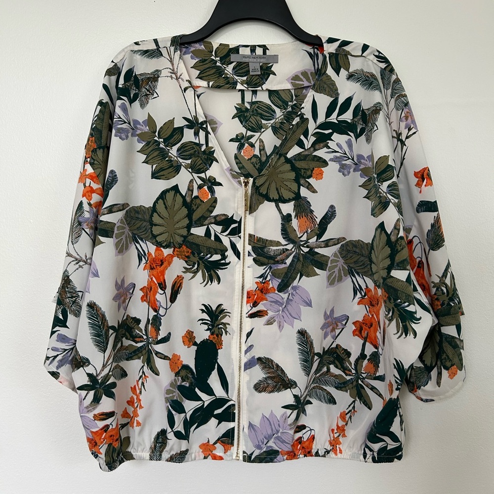 Tropical Floral Women's Blouse